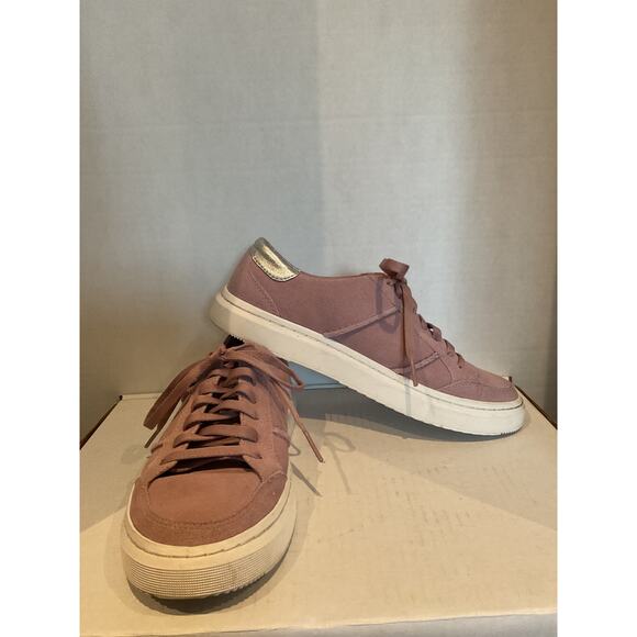 Ziera Candy Women UGG - Alemeda - Rose & Silver Suede Lace Up Sneakers - women -  size 8